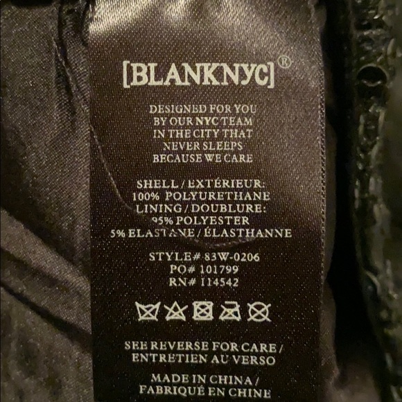 Blank NYC Vegan Leather Skirt with Sequins - Picture 8 of 8